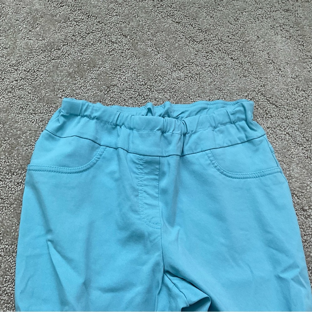 Ruby Road Light Blue Capri Pants Spring Colors Si… - image 4